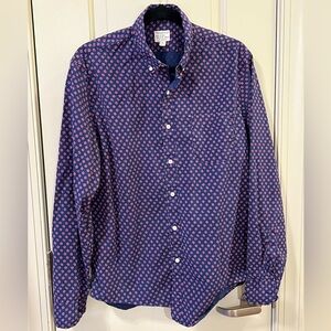J Crew Large Slim Fit Button Up Dress Shirt